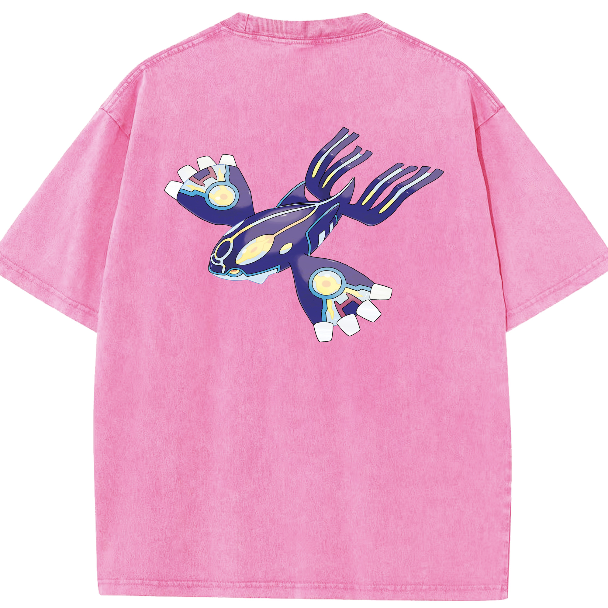 （画像用） ポケットモンスター Pokémon 綿100% ヴィンテージ風 半袖Tシャツ（背面プリント）